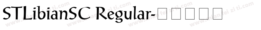 STLibianSC Regular字体转换
